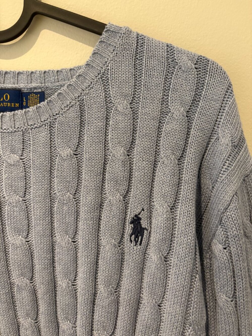 Polo Ralph Lauren Cable-Knit Crewneck Sweater - Picture 3 of 9